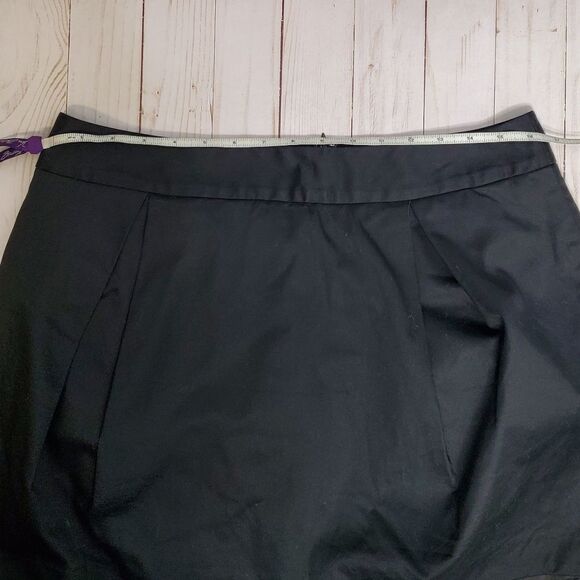 NEW EXPRESS black skirt pleated puffy lined mini 12 - Picture 5 of 7